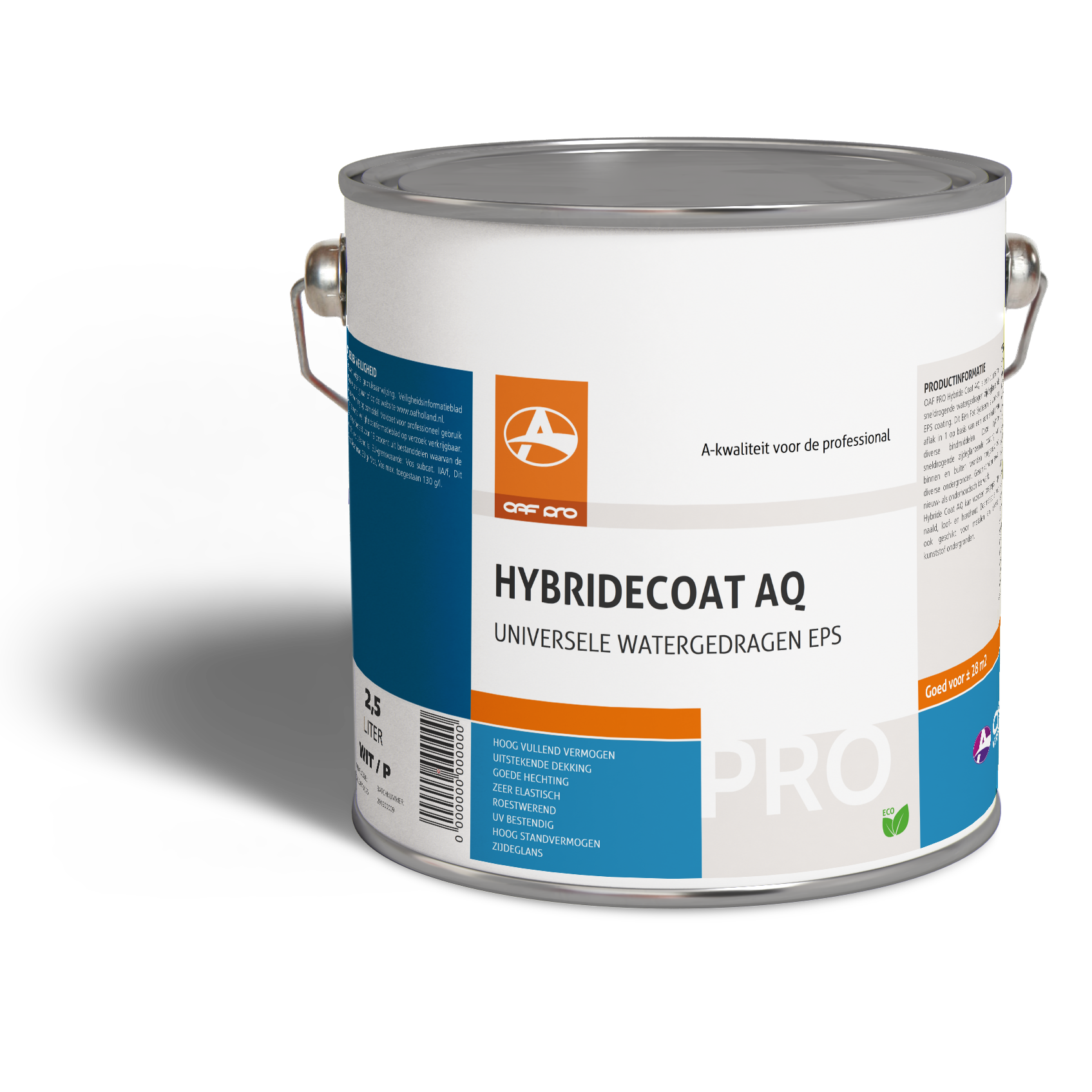OAF PRO Hybridecoat AQ watergedragen afwerking voor diverse ondergronden zoals metaal, kunststof en hout